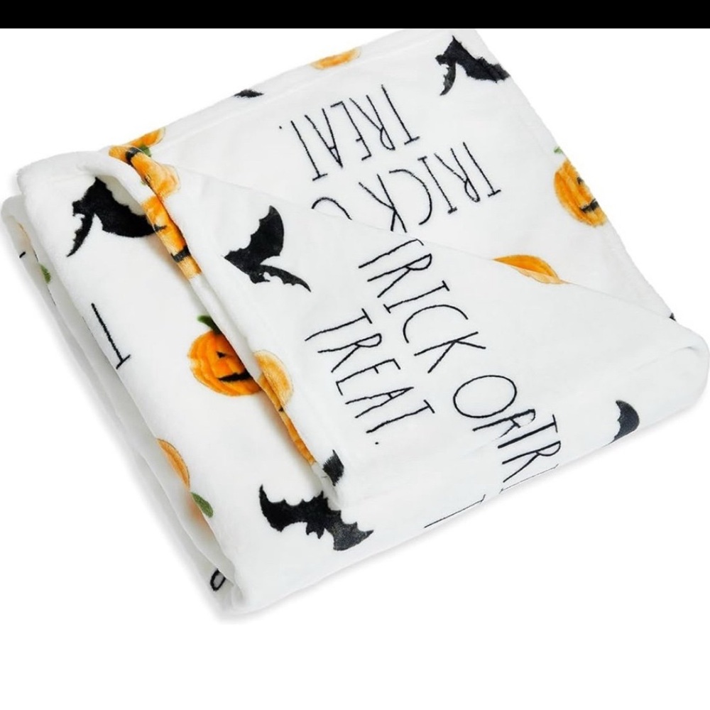 Rae Dunn Halloween Throw Blanket